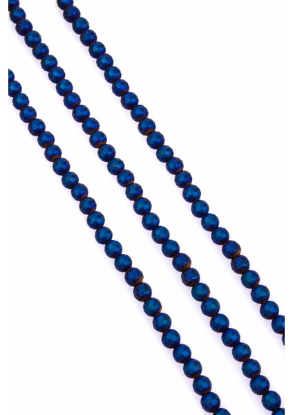 Hematit Doğal Taş Mat Mavi Küre Faset Kesim 6mm Dizi fiyatları