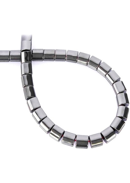 Hematit Doğal Taş Parlak Füme 7X7MM Dizi