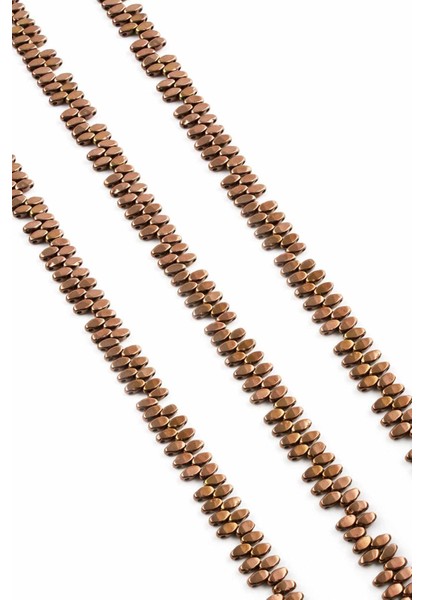 Hematit Doğal Taş Parlak Kahverengi 5X2MM Dizi fiyatları
