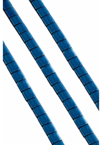 Hematit Doğal Taş Parlak Mavi Yassı Kare Kesim 10X10MM Dizi fiyatları