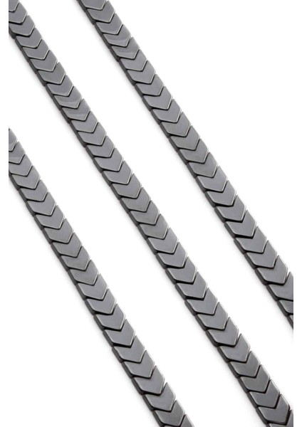 Hematit Doğal Taş Parlak Füme Çavuş Kesim 8X3MM Dizi fiyatları