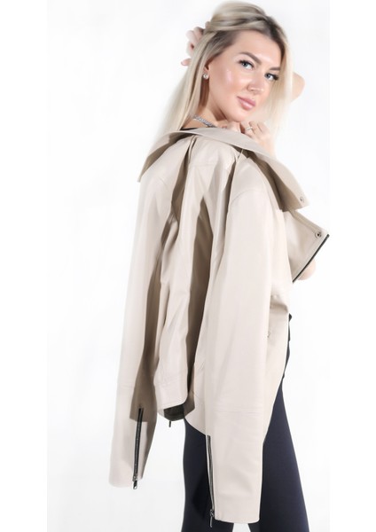 Deniz Model Kadın Siyah Hakiki Deri Ceket fiyatları