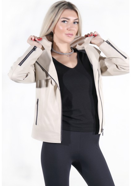 Deniz Model Kadın Siyah Hakiki Deri Ceket fırsatları