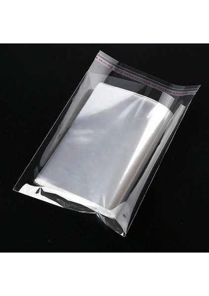 Şeffaf Bantlı 20X25 cm Parlak Jelatin Poşet 1000 Adet Şeffaf Poşet
