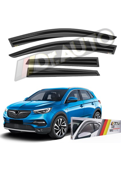 Opel Grandland x 2017 ve Sonrası Cam Rüzgarlığı 4lü