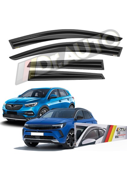Opel Grandland x 2017 ve Sonrası Cam Rüzgarlığı 4lü