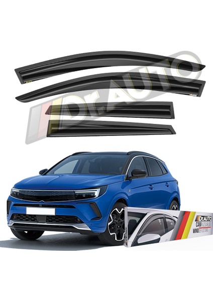 Opel Grandland x 2017 ve Sonrası Cam Rüzgarlığı 4lü