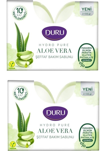 Hydro Aloe Vera 2 Adet Sabun 2 x 270 gr