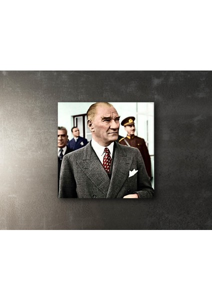 Atatürk Portre Kanvas Tablo, Ev Ofis Duvar Dekoru