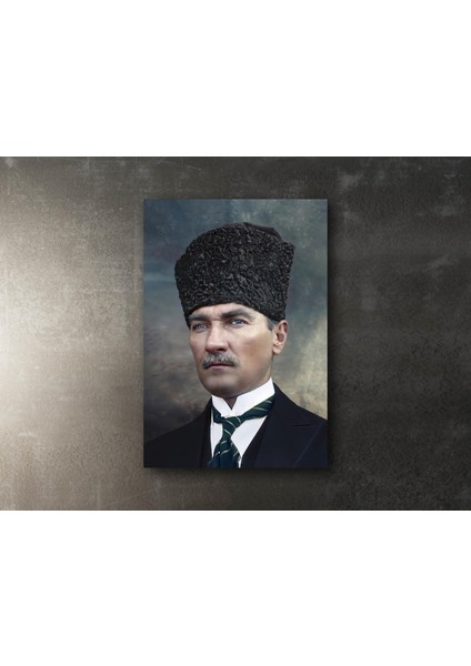 Atatürk Portre Kanvas Tablo, Ev Ofis Duvar Dekoru