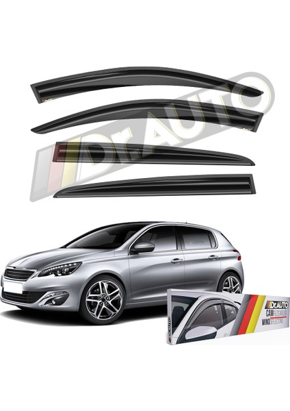 Peugeot 308 2014-2021 Cam Rüzgarlığı 4lü modelleri