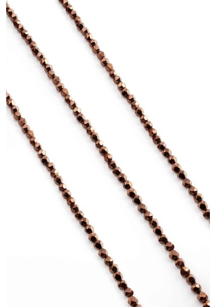 Hematit Doğal Taş Parlak Kahverengi 4X4MM Dizi fiyatları