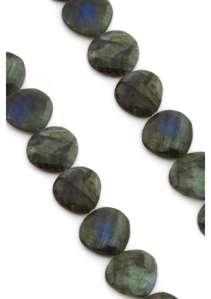 Labradorit Doğal Taş Yassı Damla Kristal Kesim 27X8MM Dizi [aa] fiyatları