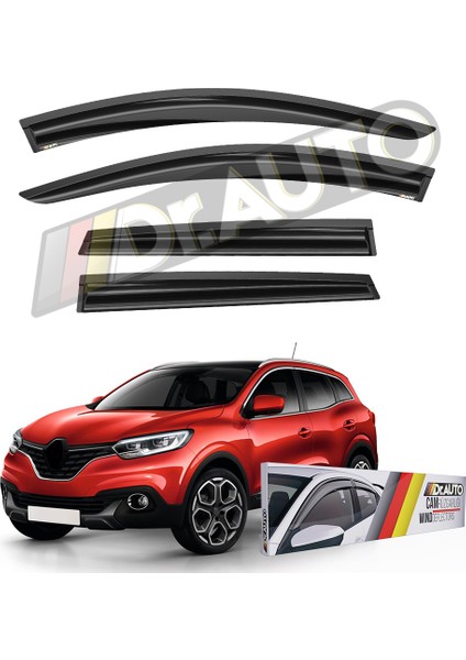 Renault Kadjar 2015-2020 Arası Cam Rüzgarlığı 4lü