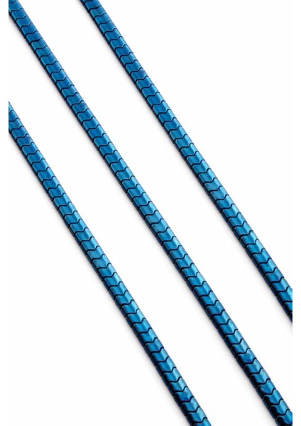 Hematit Doğal Taş Parlak Mavi Yassı Balık Sırtı Kesim 5X4MM Dizi fiyatları