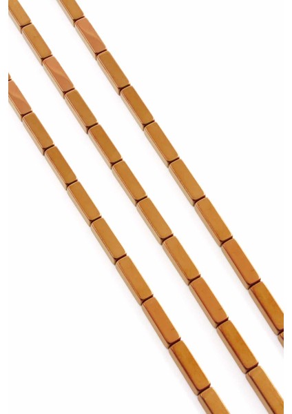 Hematit Doğal Taş Parlak Kahverengi 4X13MM Dizi fiyatları