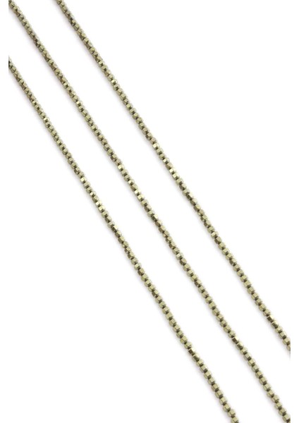 Hematit Doğal Taş Parlak Antik Sarı Özel Kesim 2X2MM Dizi fiyatları