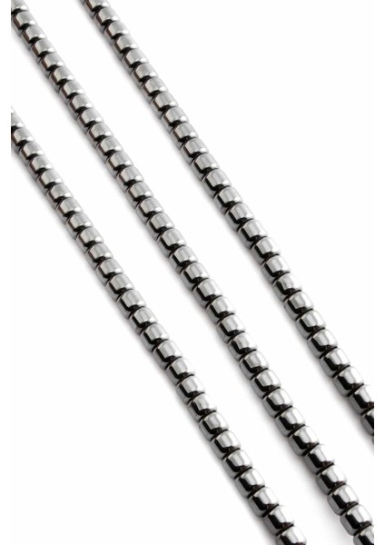 Hematit Doğal Taş Parlak Füme Rondela Kesim 6X5MM Dizi fiyatları