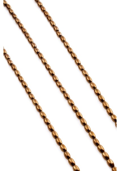 Hematit Doğal Taş Parlak Kahverengi 4X6MM Dizi fiyatları