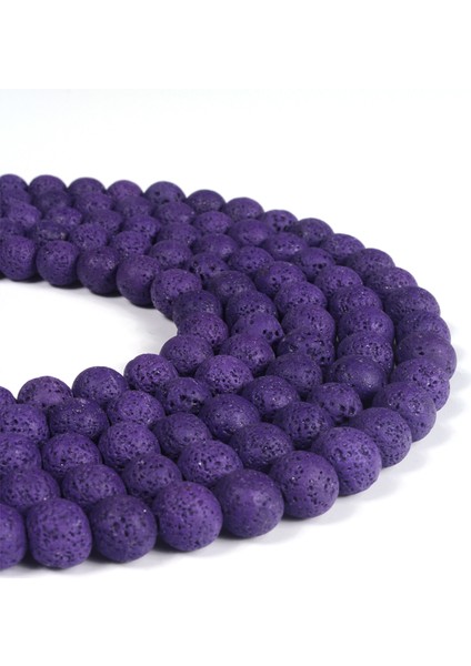 Lav Taşı Doğal Taş Mat Mor Küre Kesim 8mm Dizi fiyatları