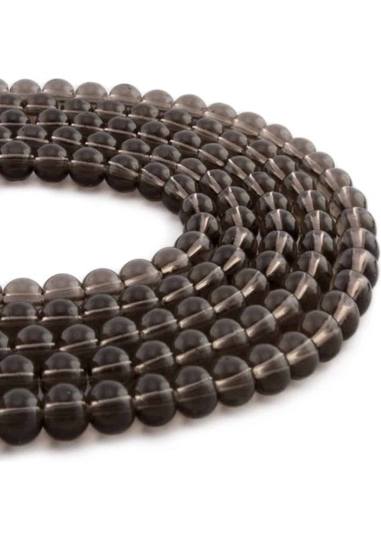 Cam Parlak Kahverengi Şeffaf Küre Kesim 6mm Dizi