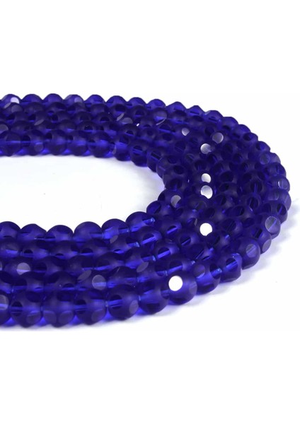 Cam Lacivert Küre Avize Kesim 6mm Dizi