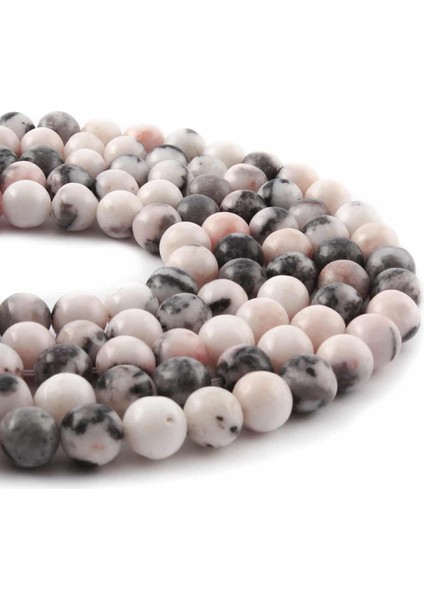 Jasper Doğal Taş Parlak Pembe Küre Kesim 8mm Dizi fiyatları