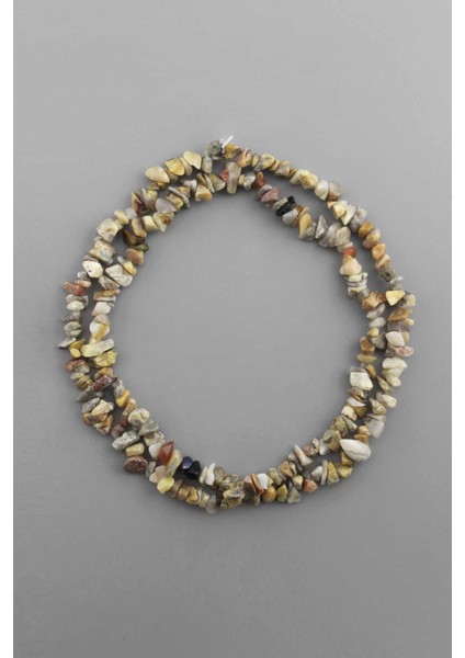 Dendritik Akik Doğal Kırık Taş 5X8MM Dizi
