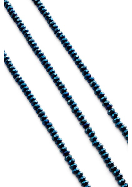 Hematit Doğal Taş Parlak Mavi Rondela Kesim 6X2MM Dizi fiyatları