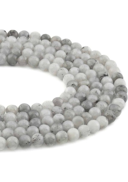 Labradorit Doğal Taş Parlak Küre Kesim 6mm Dizi [b+]