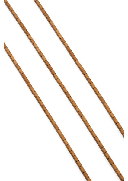 Hematit Doğal Taş Parlak Kahverengi Dikdörtgen Kesim 2X4MM Dizi fiyatları