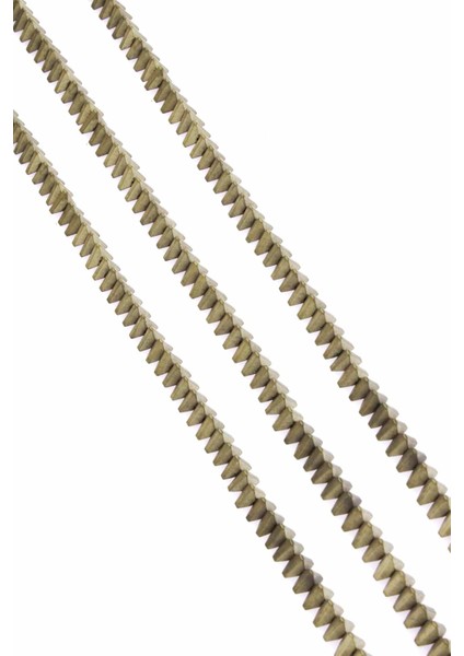 Hematit Doğal Taş Mat Antik Sarı Üçgen Kesim 6X3MM Dizi fiyatları