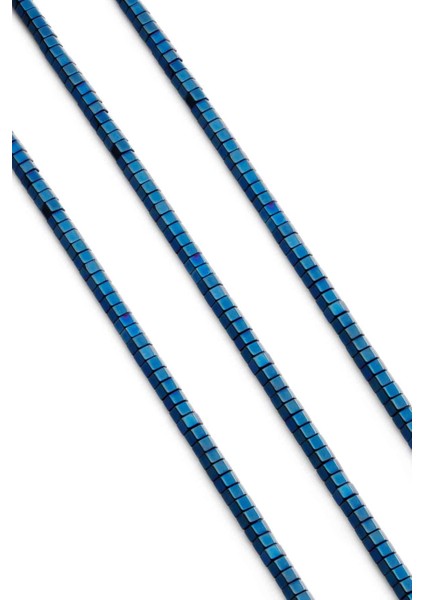 Hematit Doğal Taş Parlak Mavi Rondela Kesim 6X3MM Dizi fiyatları