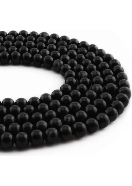 Kaplangözü Doğal Taş Parlak Siyah Küre Kesim 6mm Dizi
