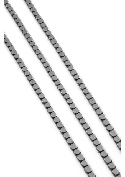 Hematit Doğal Taş Parlak Füme Kare Kesim 4X4MM Dizi fiyatları