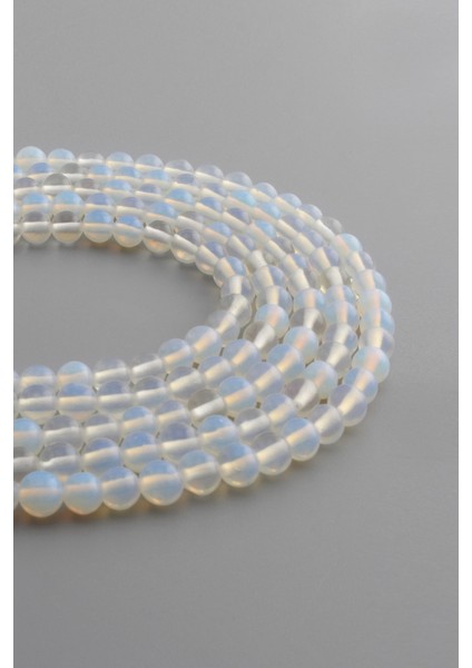 Opal Doğal Taş Parlak Şeffaf Küre Kesim 6mm Dizi fiyatları