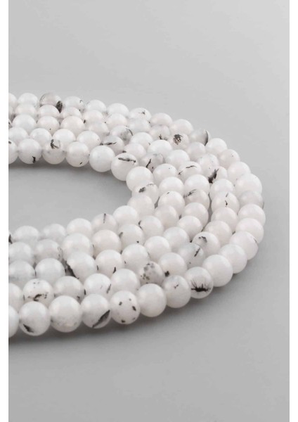 Sıkma Doğal Taş Parlak Karışık Küre Kesim 6mm Dizi