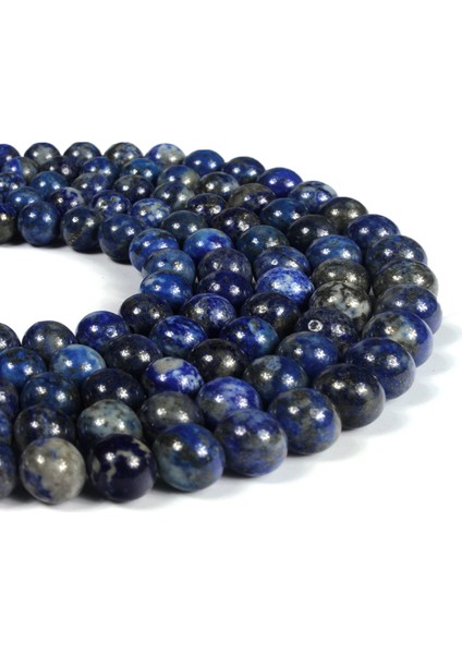 Lapis Lazuli Doğal Taş Parlak Küre Kesim 8mm Dizi fiyatları
