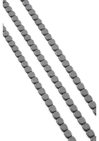 Hematit Doğal Taş Mat Gri Kare Kesim 6X6MM Dizi fiyatları