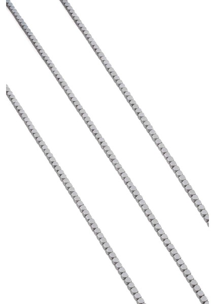 Hematit Doğal Taş Parlak Gümüş 2X2MM Dizi fiyatları