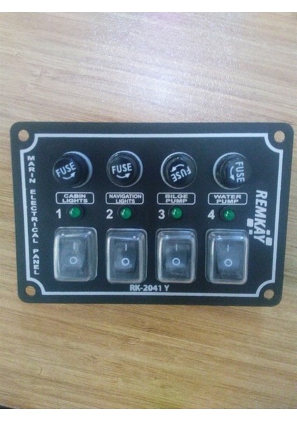 Switch Panel 4lü Yatay Tip