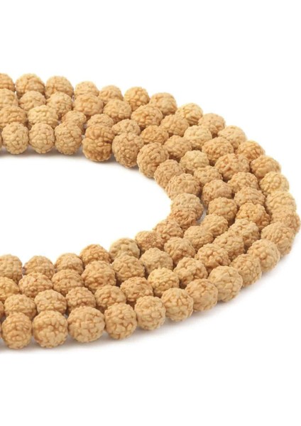 Rudraksha Doğal Taş 6X8MM Dizi