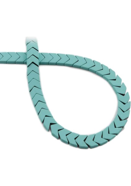 Hematit Doğal Taş Mat Su Yeşil Çavuş Kesim 6X3MM Dizi