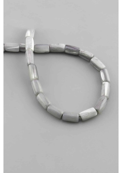 Sedef Doğal Taş Gri 6X10MM Dizi