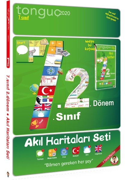 7. Sınıf 2. Dönem Akıl Haritaları Seti Tonguç Akademi