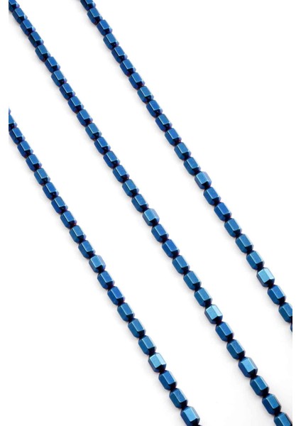 Hematit Doğal Taş Parlak Mavi 4X6MM Dizi fiyatları