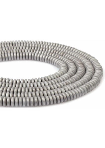 Hematit Doğal Taş Mat Açık Gri 6X2MM Dizi