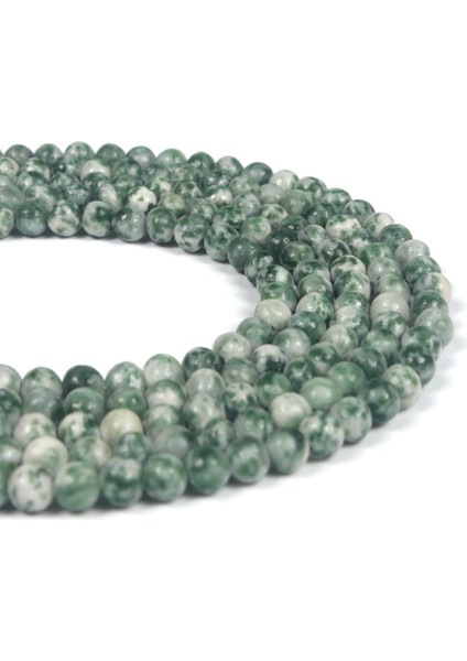 Jasper Doğal Taş Yeşil Küre Kesim 4mm Dizi fiyatları