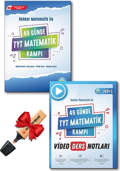 ile 49 Günde TYT Matematik Soru Kitabı ve Video Ders Notları Kitabı