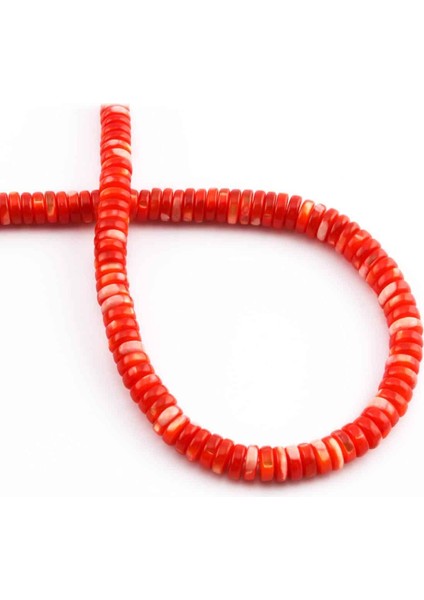 Sedef Doğal Taş Kırmızı 6X2MM Dizi